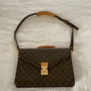 Vintage Monogram Louis Vuitton briefcase